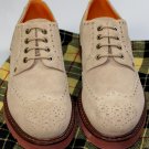 CESARE PACIOTTI SHOES $495 SAHARA BROWN SUEDE MADISON AVE 308 WINGTIP 9 42e NEW