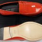 DSQUARED2 SHOES $650 RED PATENT LOGO ORNAMENT HANDMADE PENNY LOAFER 9 42 NEW