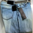KITON JEANS $1395 LIGHT WASH SPOT FADE LOGO LIMITED EDITION DENIM 34/34 50 NEW