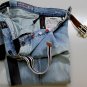 KITON JEANS $1395 LIGHT WASH SPOT FADE LOGO LIMITED EDITION DENIM 34/34 50 NEW