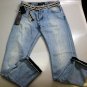 KITON JEANS $1395 LIGHT WASH SPOT FADE LOGO LIMITED EDITION DENIM 34/34 50 NEW