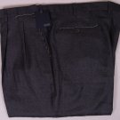 INCOTEX PANTS $1890 CHARCOAL GRAY 100%CASHMERE HANDMADE DRESS SLACKS 42 58e NEW