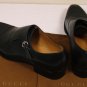 GUCCI SHOES $890 DK GREEN PATINA LOGO CHARM BUCKLED MONKSTRAP 12.5 45.5e NEW