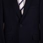 ISAIA COAT $3495 NAVY WOOL/ANGORA 3-BTN AQUAWOOL HANDMADE WINTER COAT 46 56e NEW