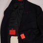 ISAIA COAT $3495 NAVY WOOL/ANGORA 3-BTN AQUAWOOL HANDMADE WINTER COAT 46 56e NEW