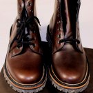 CHURCH'S SHOES $685 DARK BROWN BENCH MADE CAMMO LUG SOLE BOOTS 8.5 41.5e NEW