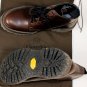 CHURCH'S SHOES $685 DARK BROWN BENCH MADE CAMMO LUG SOLE BOOTS 8.5 41.5e NEW