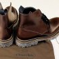 CHURCH'S SHOES $685 DARK BROWN BENCH MADE CAMMO LUG SOLE BOOTS 8.5 41.5e NEW