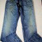 DOLCE & GABBANA JEANS $750 MED WASH LOGO DISTRESSED WHISKER DENIM 36/36 52e NEW