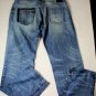 DOLCE & GABBANA JEANS $750 MED WASH LOGO DISTRESSED WHISKER DENIM 36/36 52e NEW