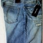 DOLCE & GABBANA JEANS $750 MED WASH LOGO DISTRESSED WHISKER DENIM 36/36 52e NEW