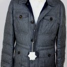 BRUNELLO CUCINELLI COAT $5095 GRAY QUILTED GOOSE DOWN PARKA JACKET M 40 50 NEW