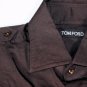 TOM FORD SHIRT $595 DARK BROWN MULTI-POCKET DOWNTOWN SAFARI SHIRT 16/34 41 NEW
