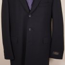 BELVEST JACKET $1995 BLACK 3-BTN WOOL HANDMADE TOP COAT 46R 56e NEW