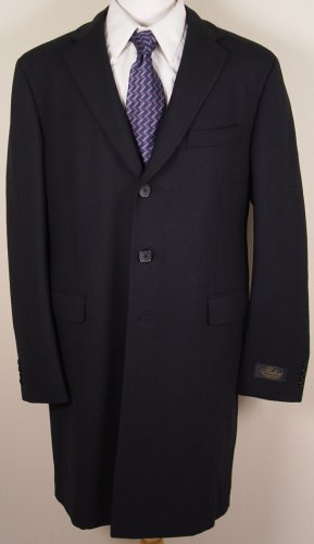 BELVEST JACKET $1995 BLACK 3-BTN WOOL HANDMADE TOP COAT 46R 56e NEW