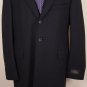 BELVEST JACKET $1995 BLACK 3-BTN WOOL HANDMADE TOP COAT 46R 56e NEW
