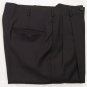 OXXFORD PANTS $850 BLACK 100%WOOL HANDMADE GIBBONS DRESS SLACKS 34S 50e NEW