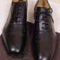 CESARE PACIOTTI SHOES $650 BLACK LEATHER CUT OUT ORNAMENTED OXFORD 13 46e NEW