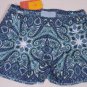 ETRO SWIM TRUNKS $365 BLUE LOGO PAISLEY DESIGN BEACHWEAR SWIM SHORTS MED 50e NEW
