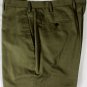 KITON PANTS $1090 OLIVE BROWN 100%COTTON HANDMADE DRESS SLACKS TROUSER 40 56 NEW
