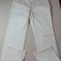 BRIONI JEANS $695 WHITE WASH LOGO EMBROIDER CONTRAST FITLEG DENIM 40/36 56e NEW