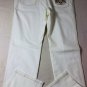 BRIONI JEANS $695 WHITE WASH LOGO EMBROIDER CONTRAST FITLEG DENIM 40/36 56e NEW