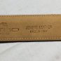 ETRO BELT $380 BURGUNDY PAISLEY NEON GREEN VEIN CALFSKIN LOGO BUCKLE 42 105 NEW