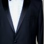 DOLCE & GABBANA SUIT $2900 BLACK 2-BTN WOOL/SILK MARTINI TUXEDO 44R 56 NEW