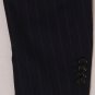 ETRO SUIT $2195 NAVY PINSTRIPE 3-BTN 100% SIGNATURE ACCENTED SUIT 44R 54e NEW
