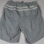 BRUNELLO CUCINELLI SWIMSUIT $695 GRAY STRIPED LOGO BOARD SHORTS TRUNKS L 52e NEW