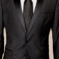 DOLCE & GABBANA SUIT $2695 BLACK 2-BTN WOOL/SILK MARTINI TUXEDO 40R 52e NEW