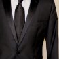 DOLCE & GABBANA SUIT $2695 BLACK 2-BTN WOOL/SILK MARTINI TUXEDO 40R 52e NEW