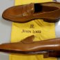 JOHN LOBB SHOES $1,410 TAN ARDILLA ASHLEY HANDMADE PENNY LOAFER 6EE 39e NEW