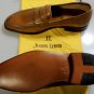 JOHN LOBB SHOES $1,410 TAN ARDILLA ASHLEY HANDMADE PENNY LOAFER 6EE 39e NEW