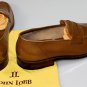 JOHN LOBB SHOES $1,410 TAN ARDILLA ASHLEY HANDMADE PENNY LOAFER 6EE 39e NEW