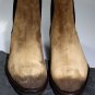 TOM FORD SHOES $1580 BROWN SUEDE BURNISHED TOE SIDE GORE CHELSEA BOOTS 9 42e NEW