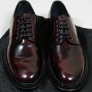 DOLCE & GABBANA SHOES $990 DARK BORDEAUX BENCHMADE SHADOW ANTIC DERBY 9 42e NEW