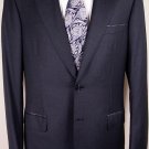 BRIONI SUIT $5890 GRAY/NAVY 2-BTN 100%WOOL PARLAMENTO HANDMADE SUIT 48R 58e NEW