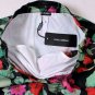 DOLCE & GABBANA SWIMSUIT $565 BLACK/RED/GREEN FLORAL LOGO BEACHWEAR MED 50e NEW