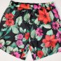 DOLCE & GABBANA SWIMSUIT $565 BLACK/RED/GREEN FLORAL LOGO BEACHWEAR MED 50e NEW