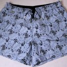 BRIONI SAILING SWIMSUIT $600 LIGHT BLUE LOGO ORNAMENTED SWIM TRUNKS XL 54e NEW