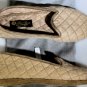LORO PIANA SHOES $745 MALT BROWN SUEDE/CASHMERE CLASSIC QUILTED SLIPPER 9 42 NEW