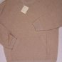 BRUNELLO CUCINELLI SWEATER MALT KANGAROO POCKET 100%CASHMERE CREWNECK MED 50 NEW