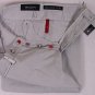 KITON PANTS $795 GRAY 5PKT LOGO EMBROIDERED HANDMADE CONTRAST TROUSER 32 48e NEW