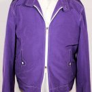 TOM FORD COAT $1995 PURPLE SILKY NYLON FAILLE CONTRAST TENNIS JACKET XL 54 NEW