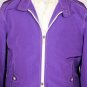 TOM FORD COAT $1995 PURPLE SILKY NYLON FAILLE CONTRAST TENNIS JACKET XL 54 NEW