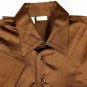 BRIONI POLO $395 COCOA BROWN 3-BTN MERCERIZED COTTON POLO GOLF SHIRT MED 50e NEW