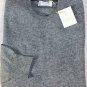 BRUNELLO CUCINELLI SWEATER $975 ASH GRAY 100%CASHMERE CREWNECK JUMPER XL 54e NEW
