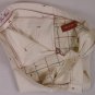 LORO PIANA JEANS $595 IVORY LOGO ORNAMENTED RELAX FIT DENIM  33/36 48e NEW