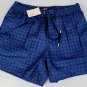 BRIONI SAILING SWIMSUIT $600 NAVY/BLUE LOGO DESIGN SWIM TRUNKS 4XL 60e NEW